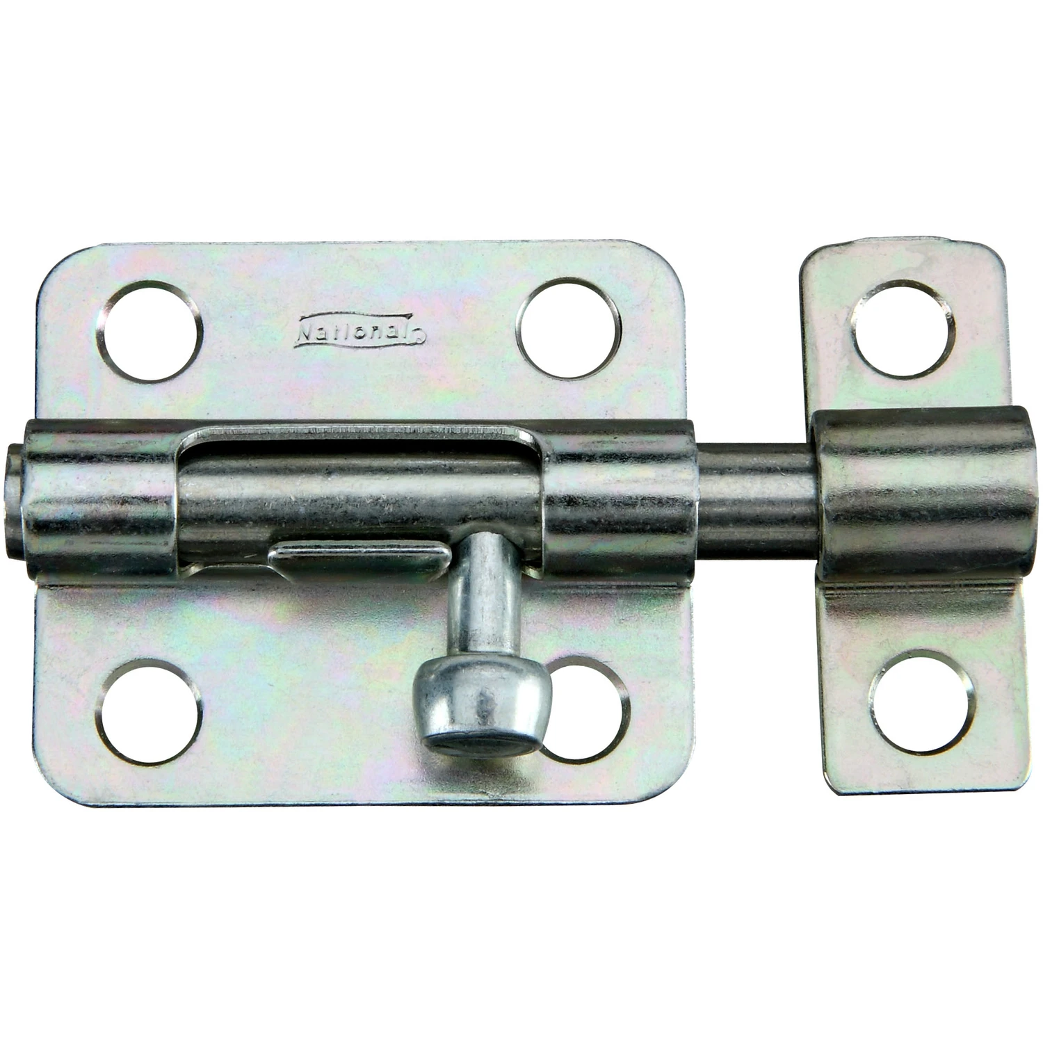 Door Barrel Bolt, Zinc, 2-1/2 In.