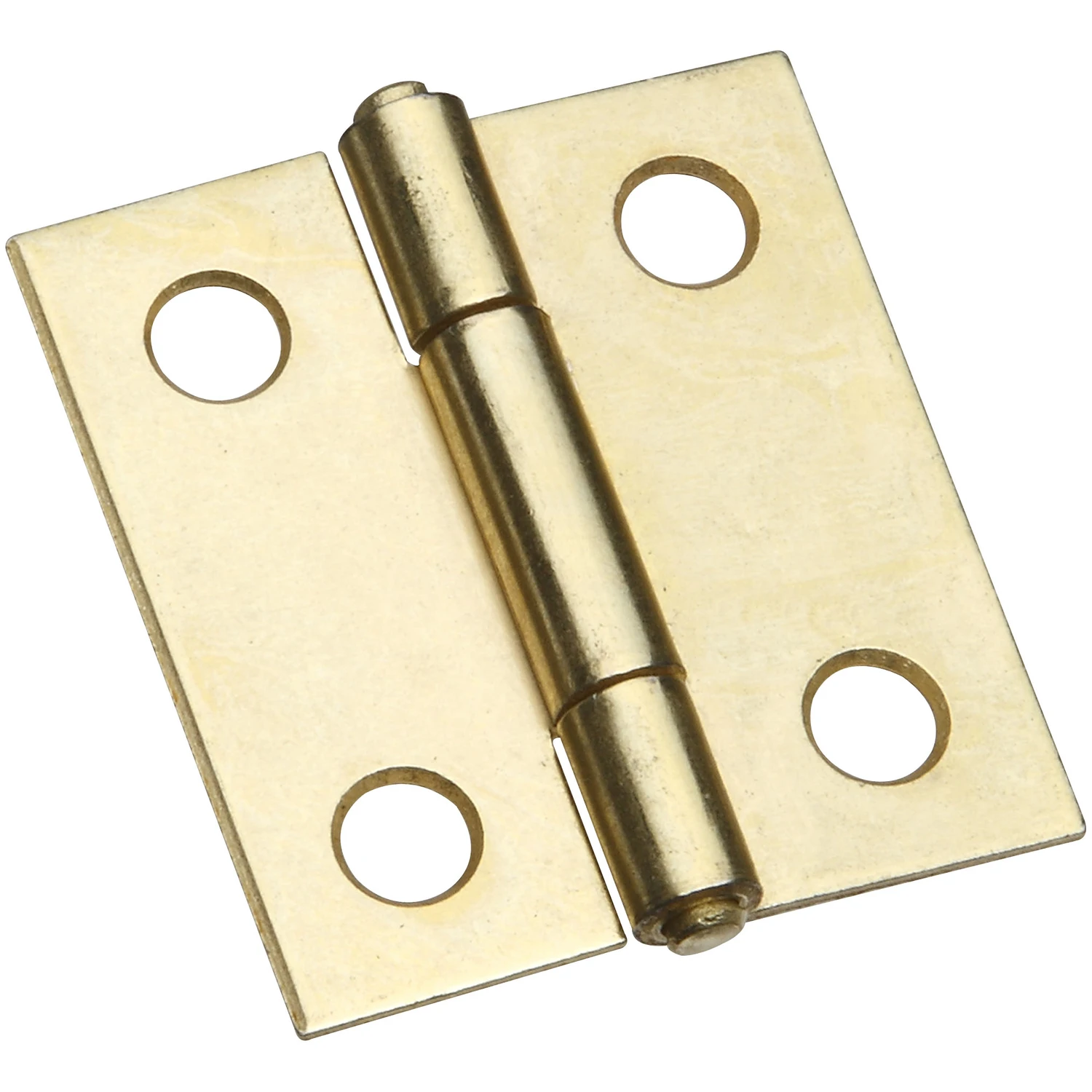 2-Pk., 1-1/2 In. Dull Brass Narrow Hinges
