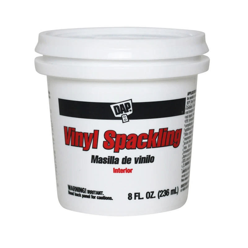 Vinyl Spackling Paste, 1/2-Pint