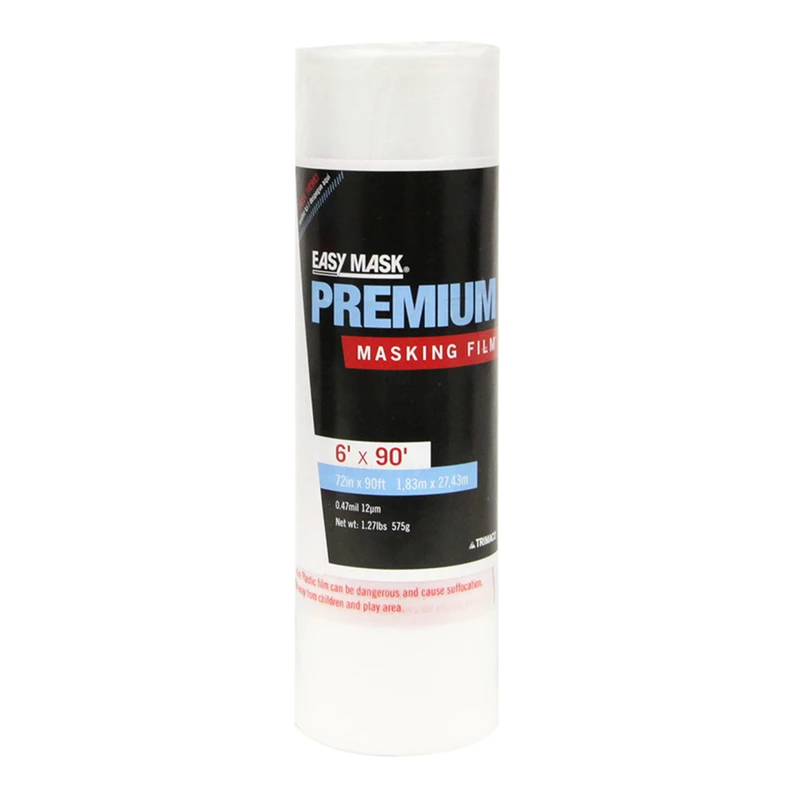 Premium Masking Film, 6 x 90 Ft., 1.83 x 27.43-M.