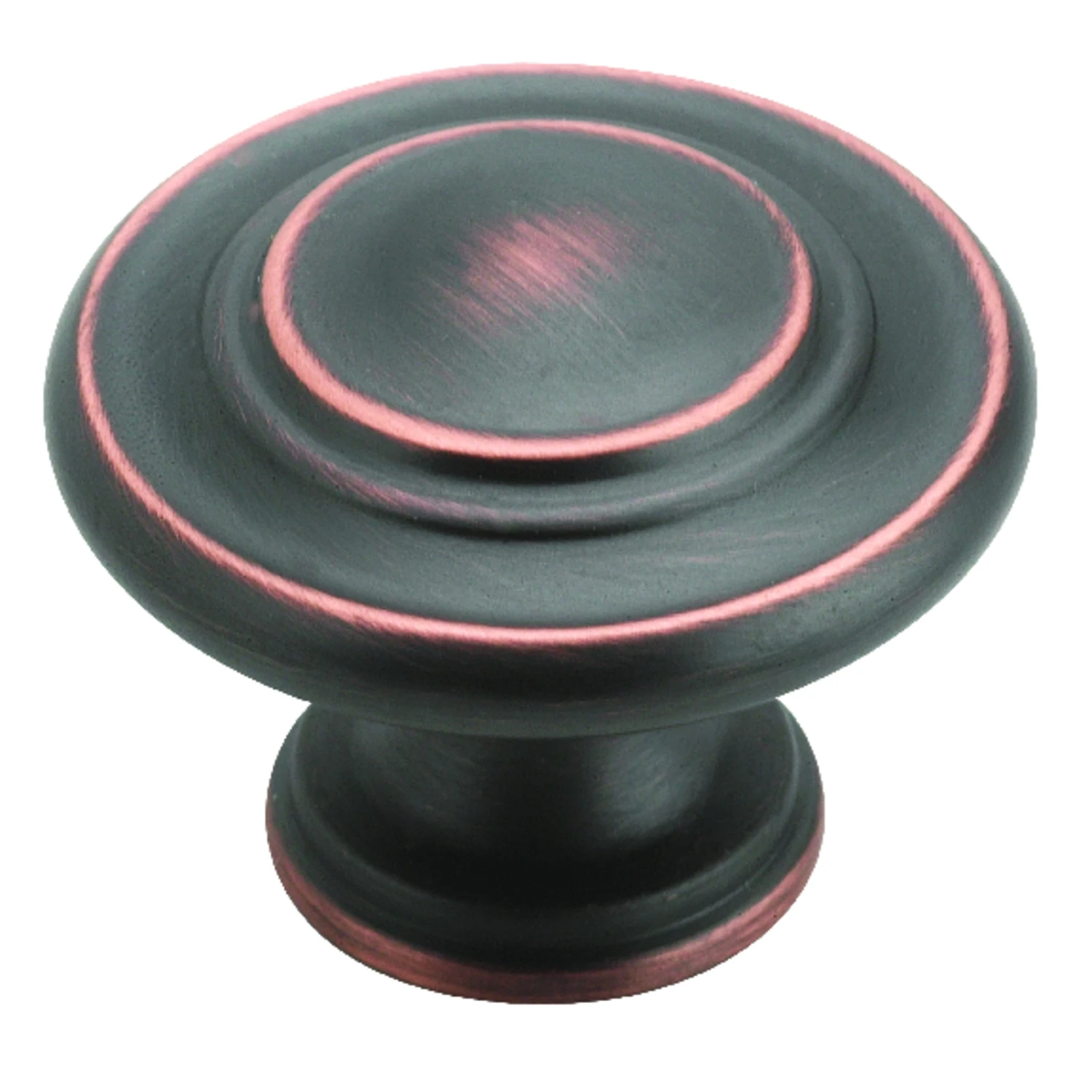 Inspirations Cabinet Knob, Oil-Rubbed Bronze, 1-5/16 In. Round