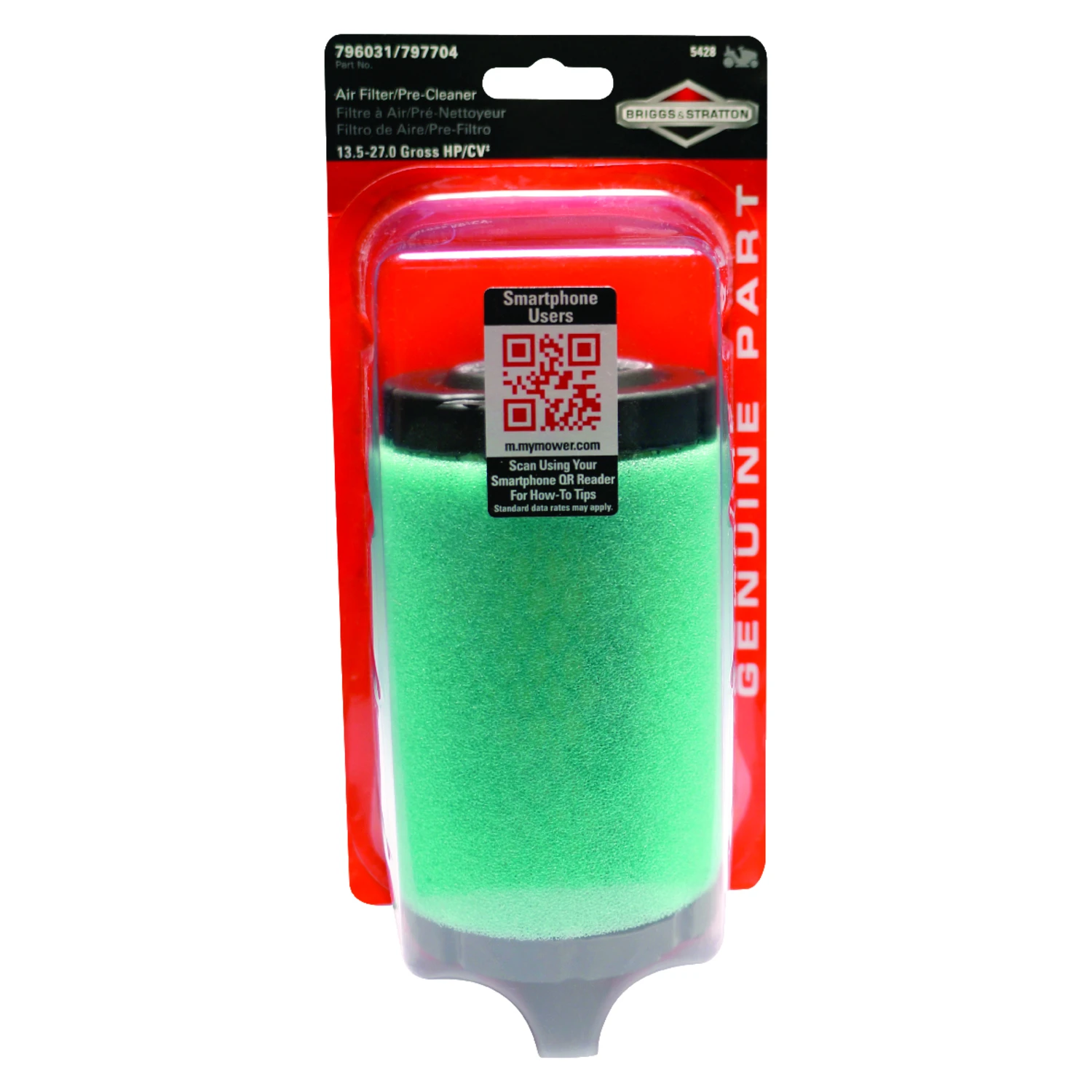 Mower Air Filter Kit