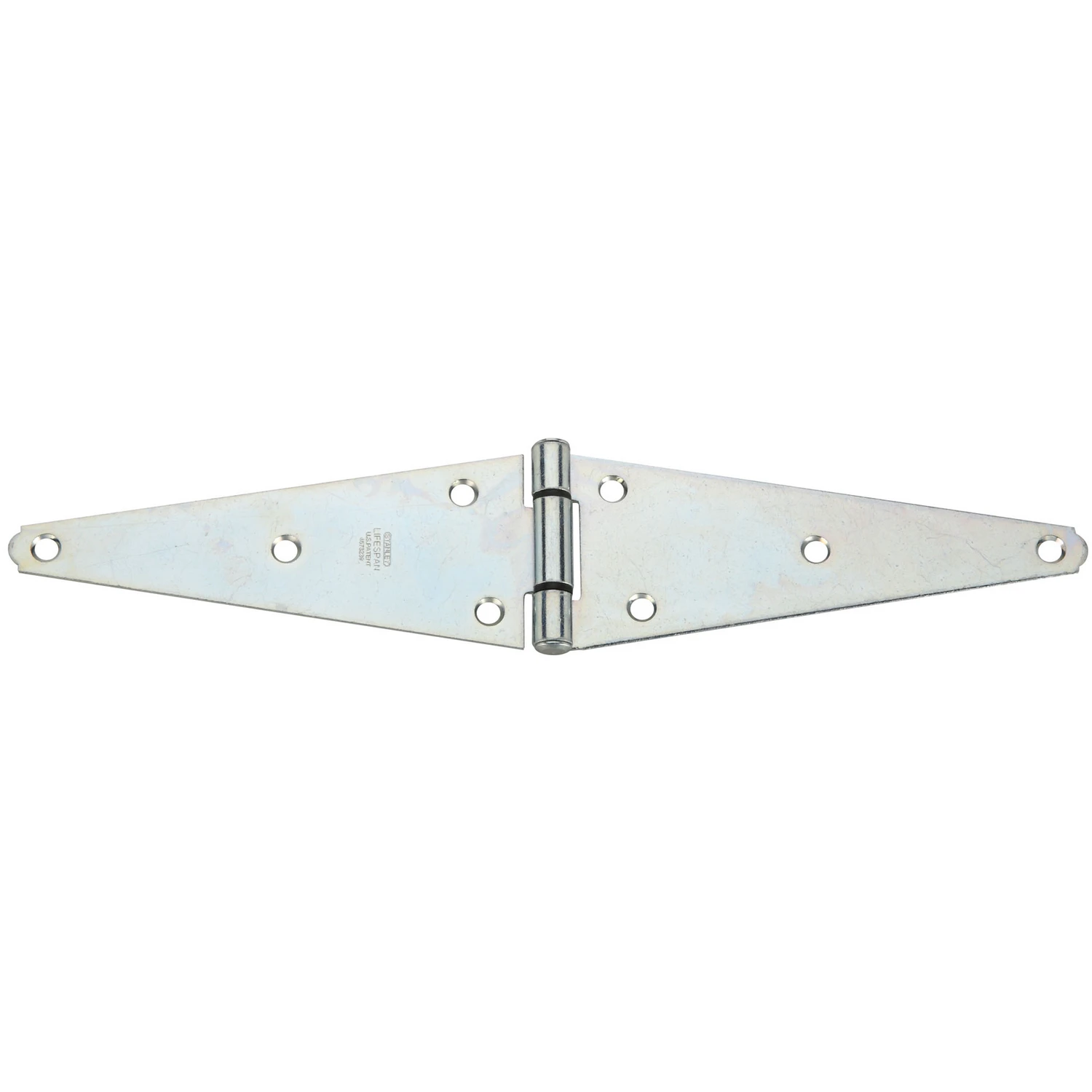 Heavy Duty Strap/Gate Hinge, Zinc, 8 In.