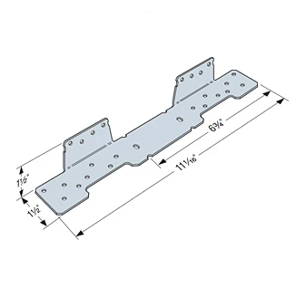 Adjustable Stair Stringer Connector, Zmax, LSCZ