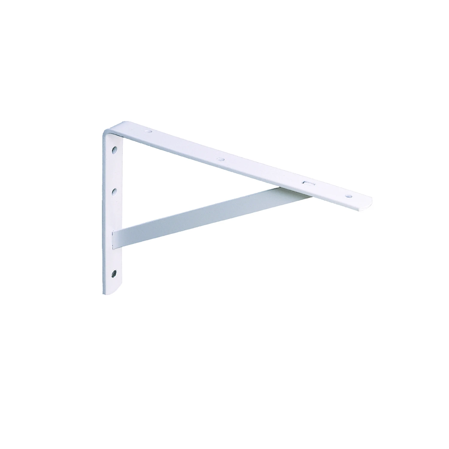 Shelf L-Bracket, White, 300mm, 12-In.