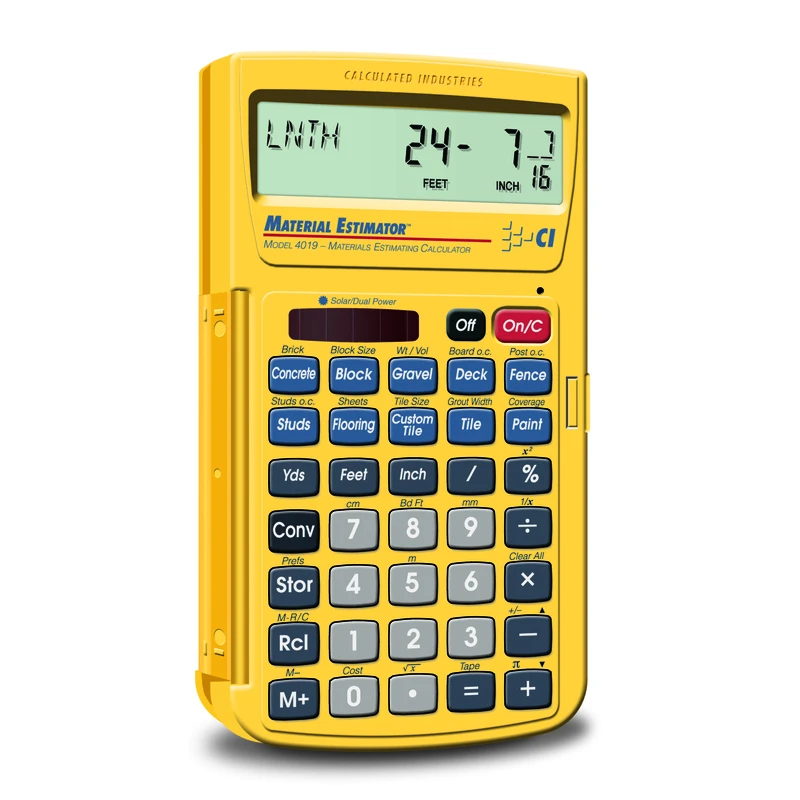 Material Estimator Calculator