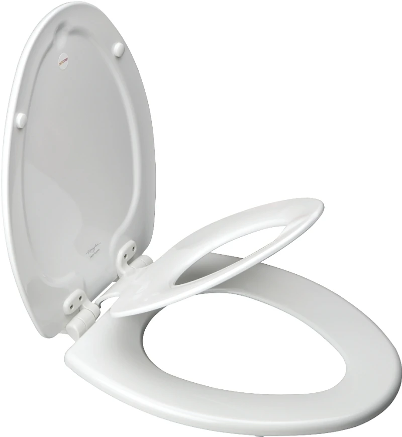 Next Step Child/Adult Toilet Seat, Elongated, Wbite