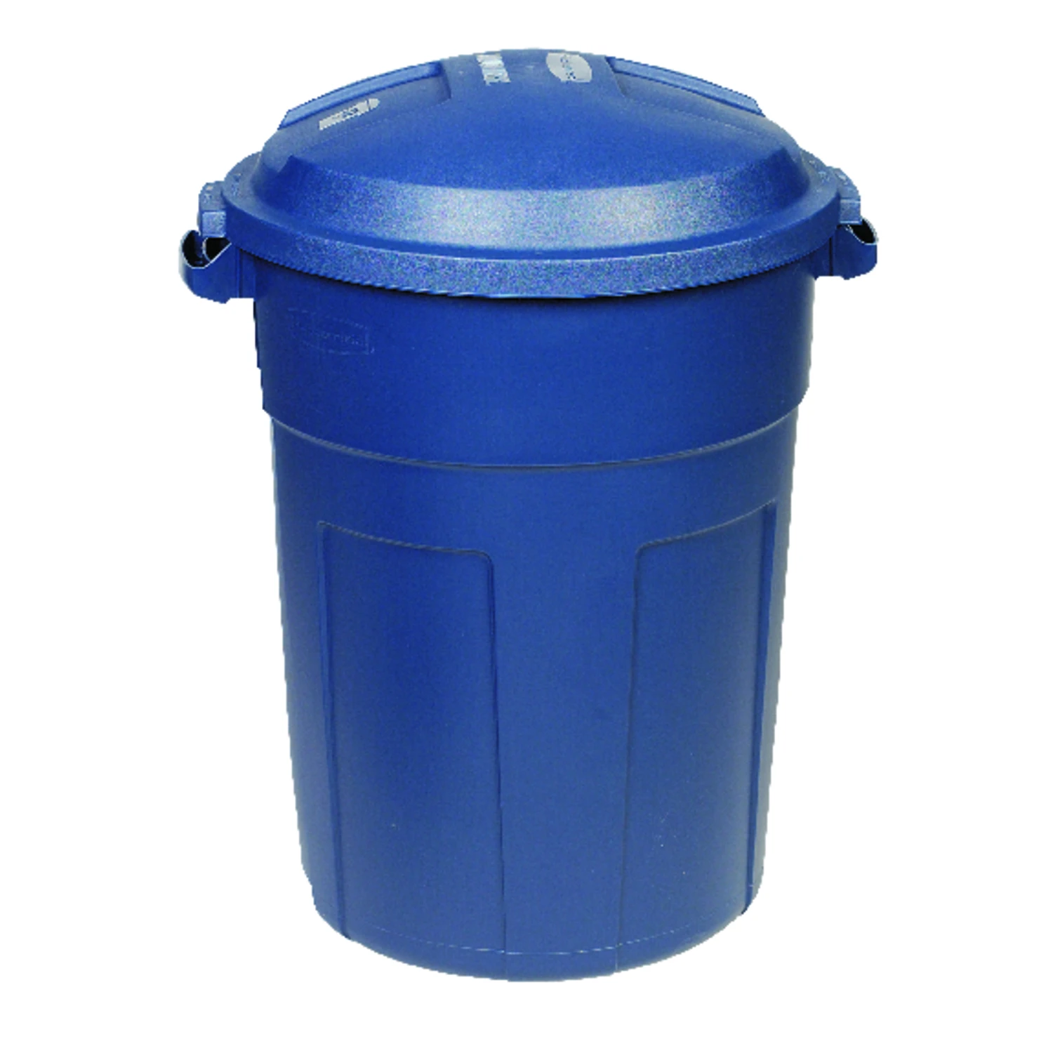Roughneck Trash Can, Blue, 32 Gallon