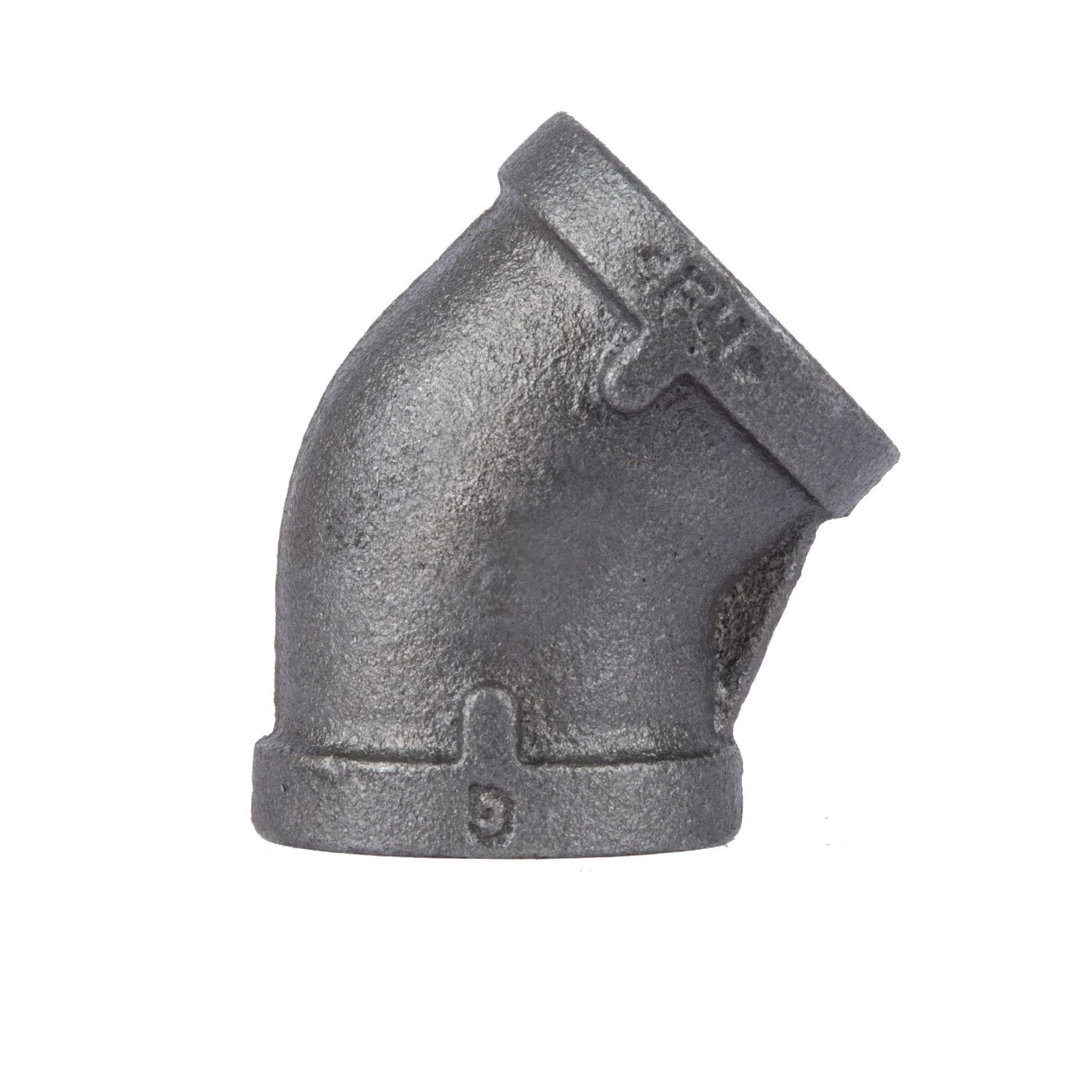 1/4 In. Black Pipe 45 Degree Elbow