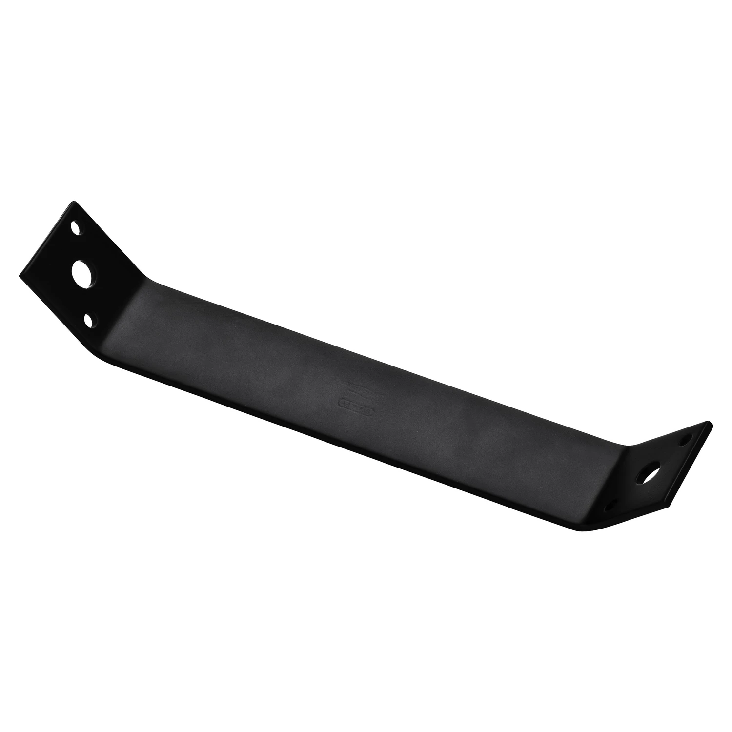 Corner Brace, Black Steel, 9.3 In.