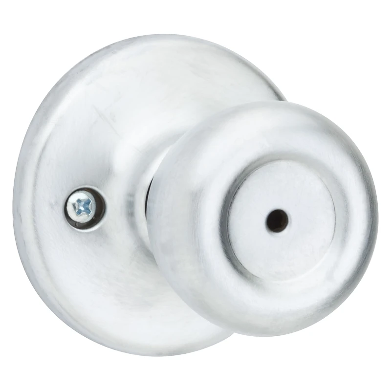 Security Mobile Home Privacy Lockset, Satin Chrome