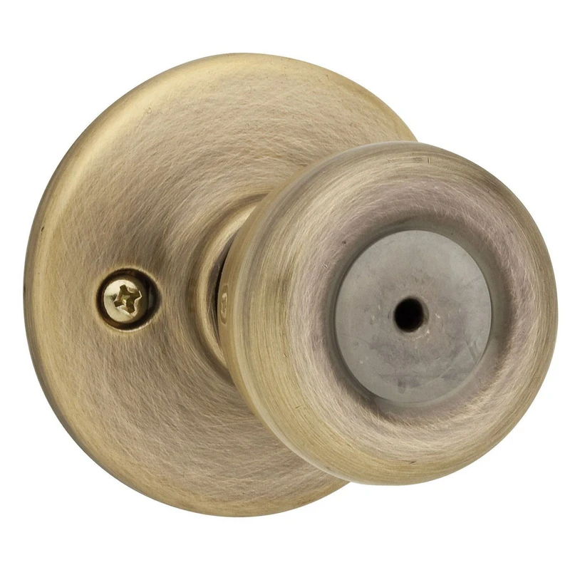 Security Tylo Privacy Lockset, Antique Brass