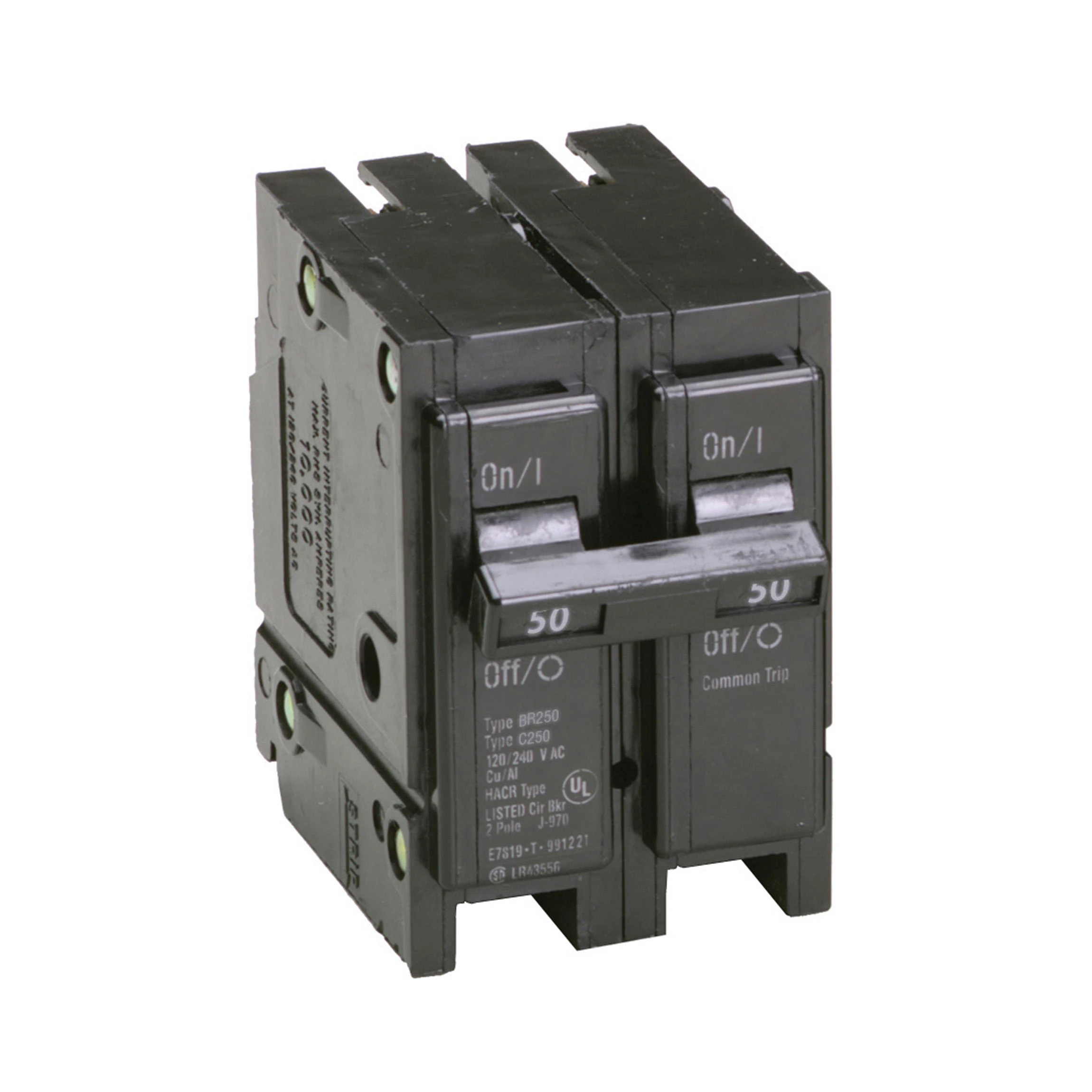Double-Pole Interchangeable Circuit Breaker, 50A