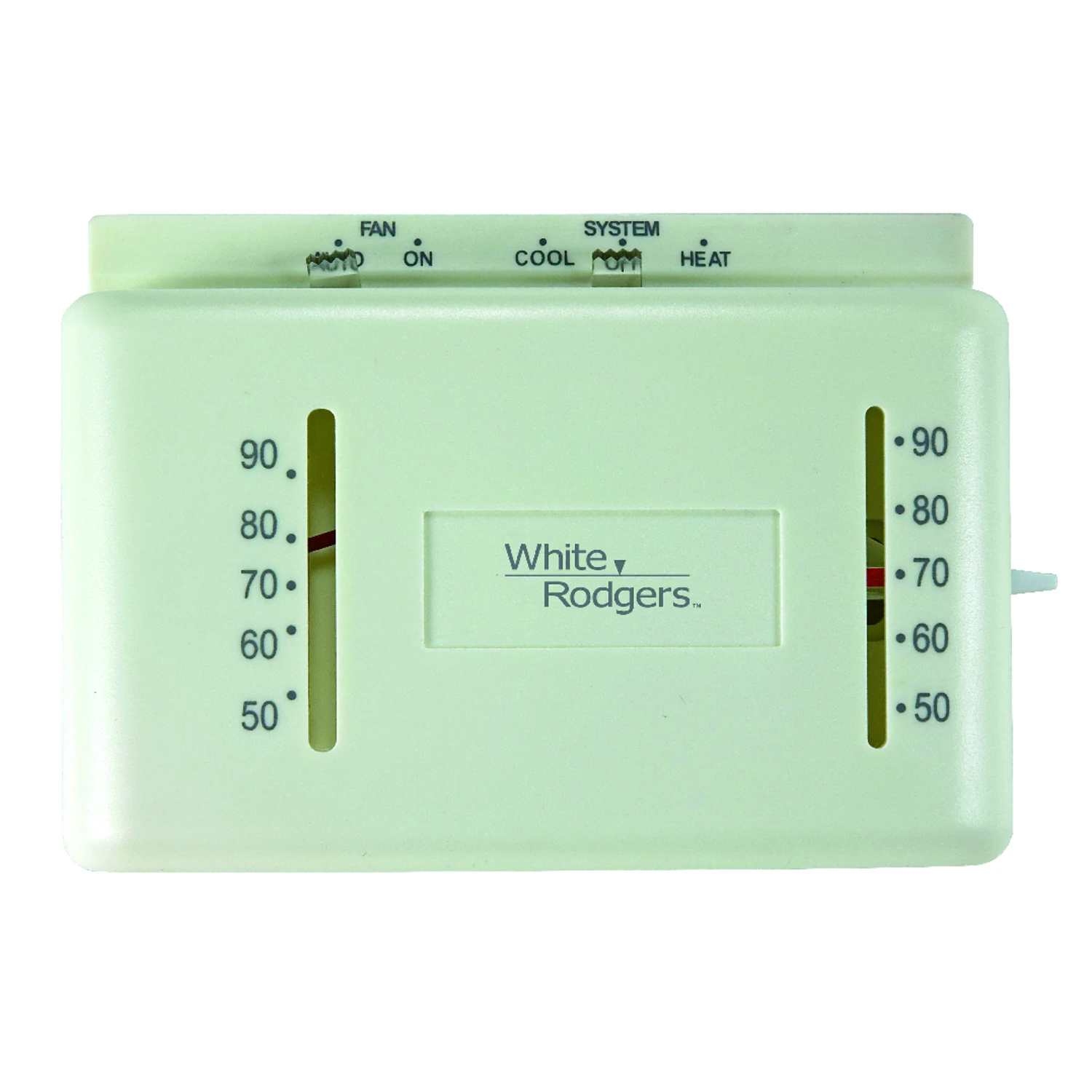 Heat & Cool Thermostat,Non-Mercury, 24-Volts
