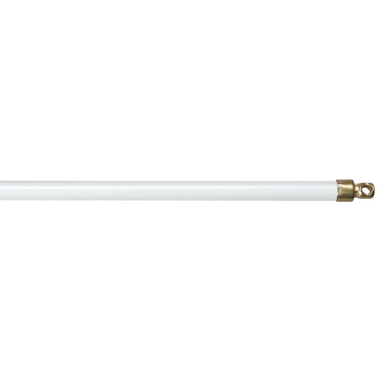 Swivel End Sash Rod, White, 5/16 x 11 to 19 In.