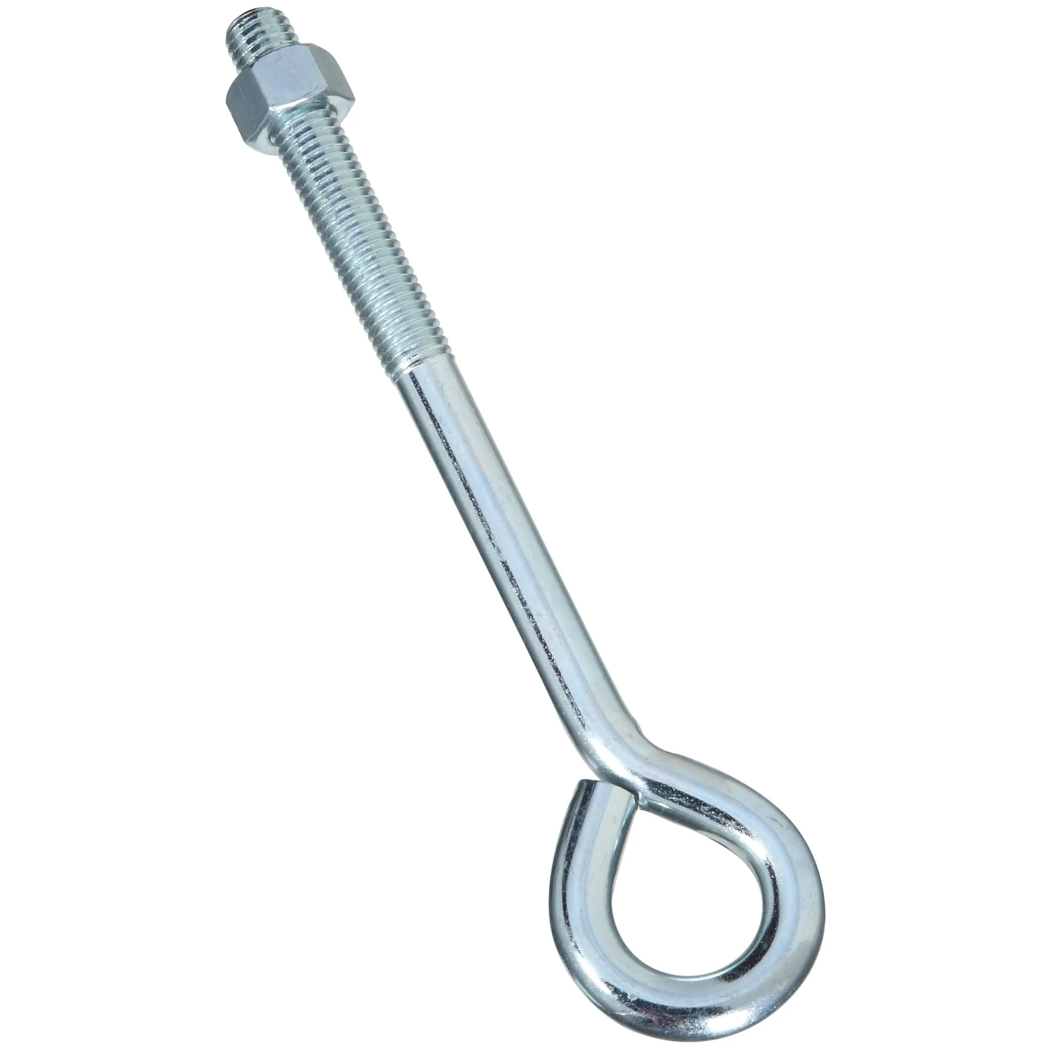 Eye Bolt With Hex Nut, 2160BC, Zinc, 5/8 x 10 In.