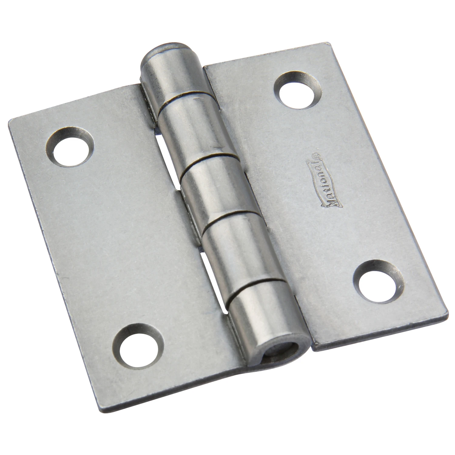 Plain Steel Removable-Pin Broad Hinge, 2 In.