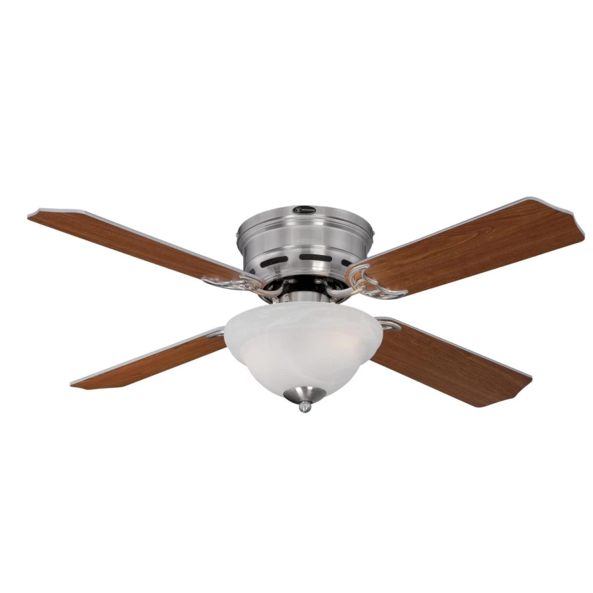 Hadley Ceiling Fan + Light Kit, Brushed Nickel, 42-In.
