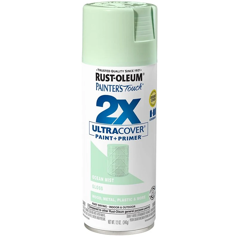 Painter's Touch 2X Spray Paint, Gloss Ocean Mist, 12-oz.