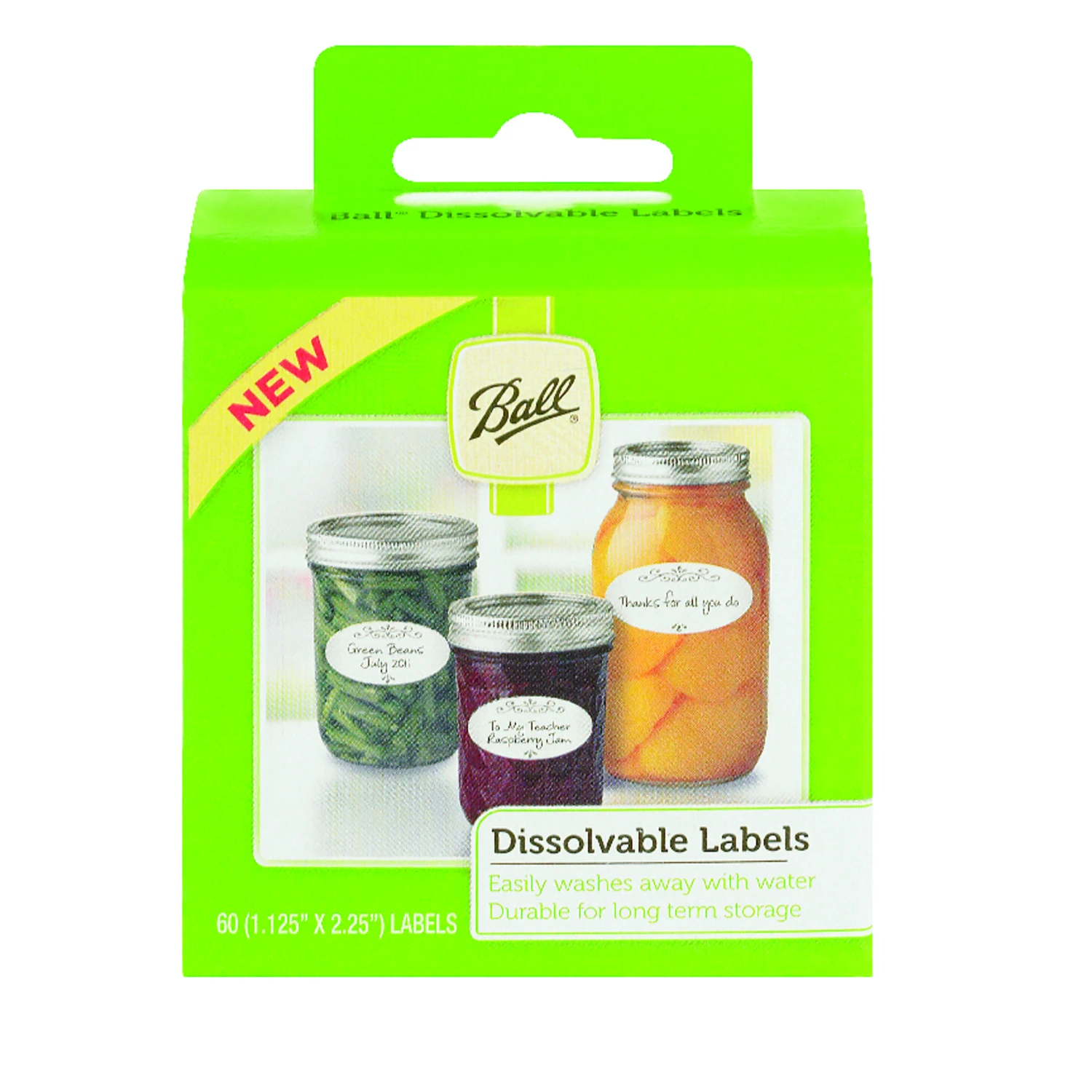 Canning Jar Labels, Dissolvable, 60-Pk.