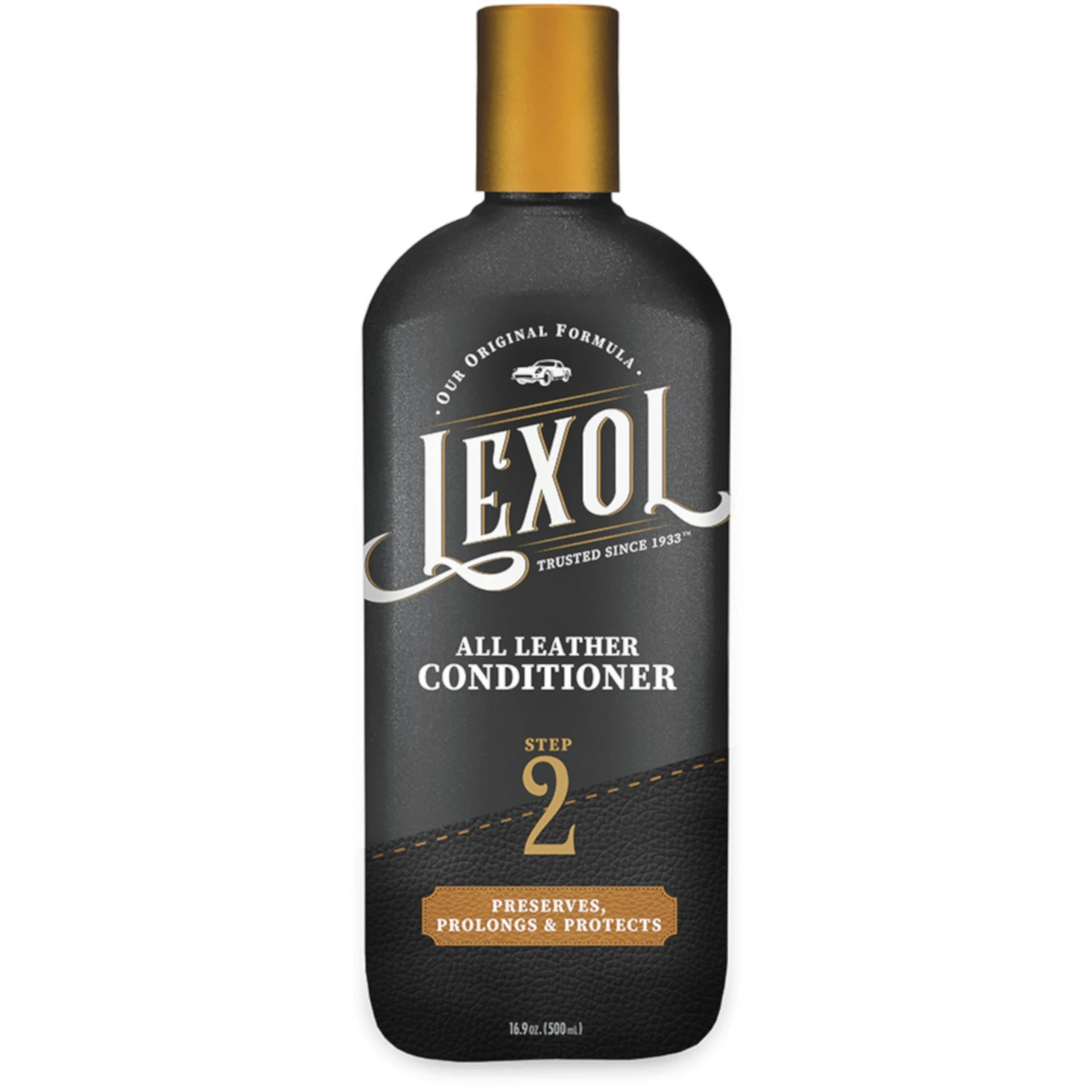 Lexol All Leather Deep Conditioner, bottle, 16.9-oz.
