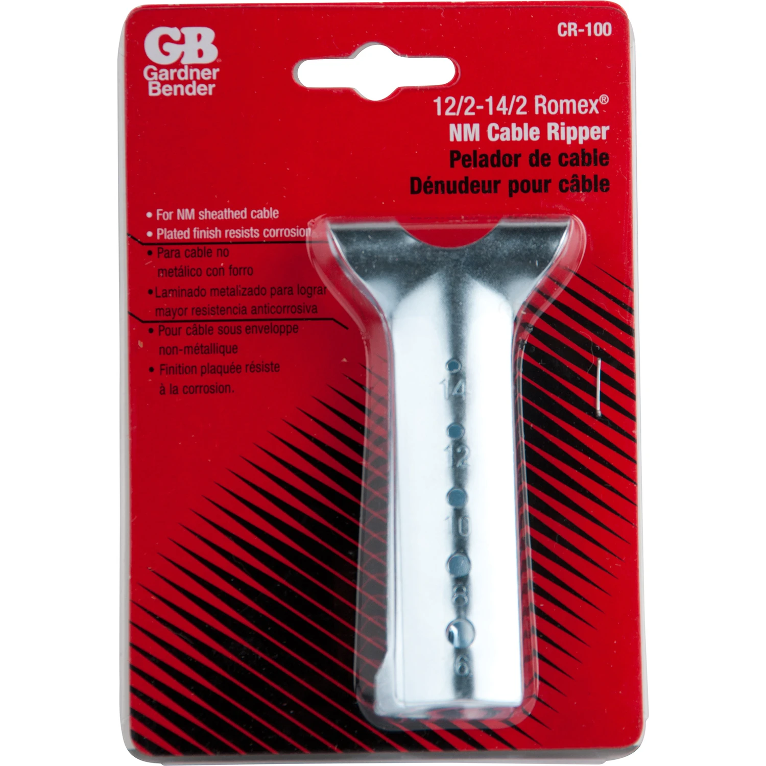 4-In. Cable Ripper With Wire Gauge