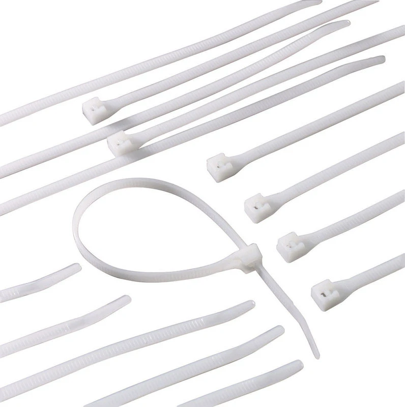 Cable Tie, Nylon, White, 4-In., 100-Pk.