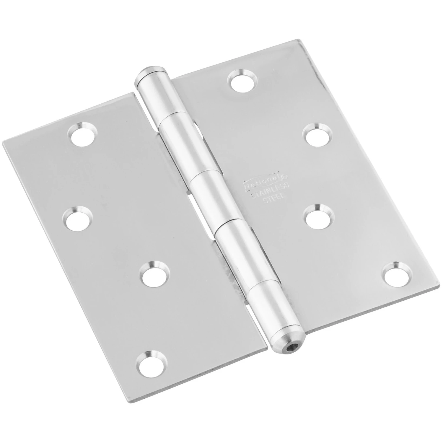 4 x 4 In. Stainless Steel Square Corner Door Hinge