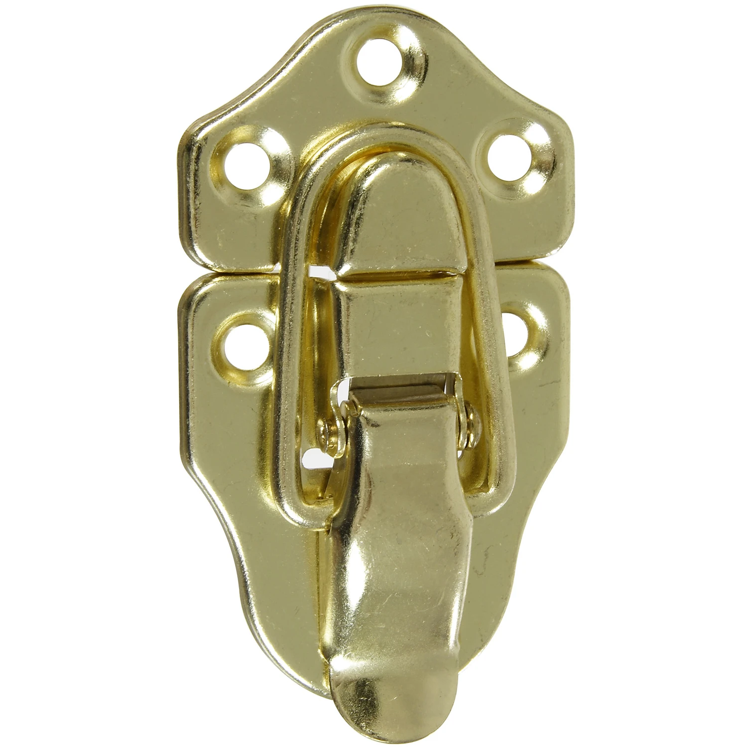 Bright Brass Cabinet Catch, 1-1/2 x 2-3/4 In., 2-Pk.
