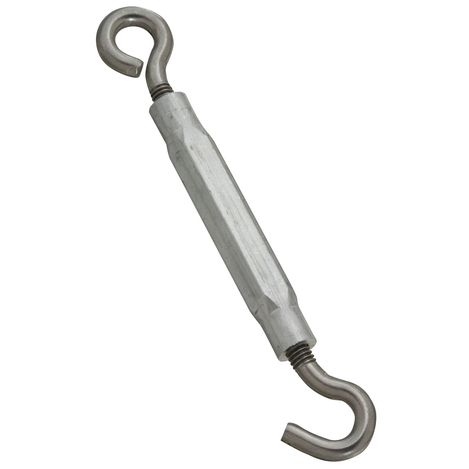 Hook & Eye Turnbuckle, Stainless Steel, 5/16 x 9 In.