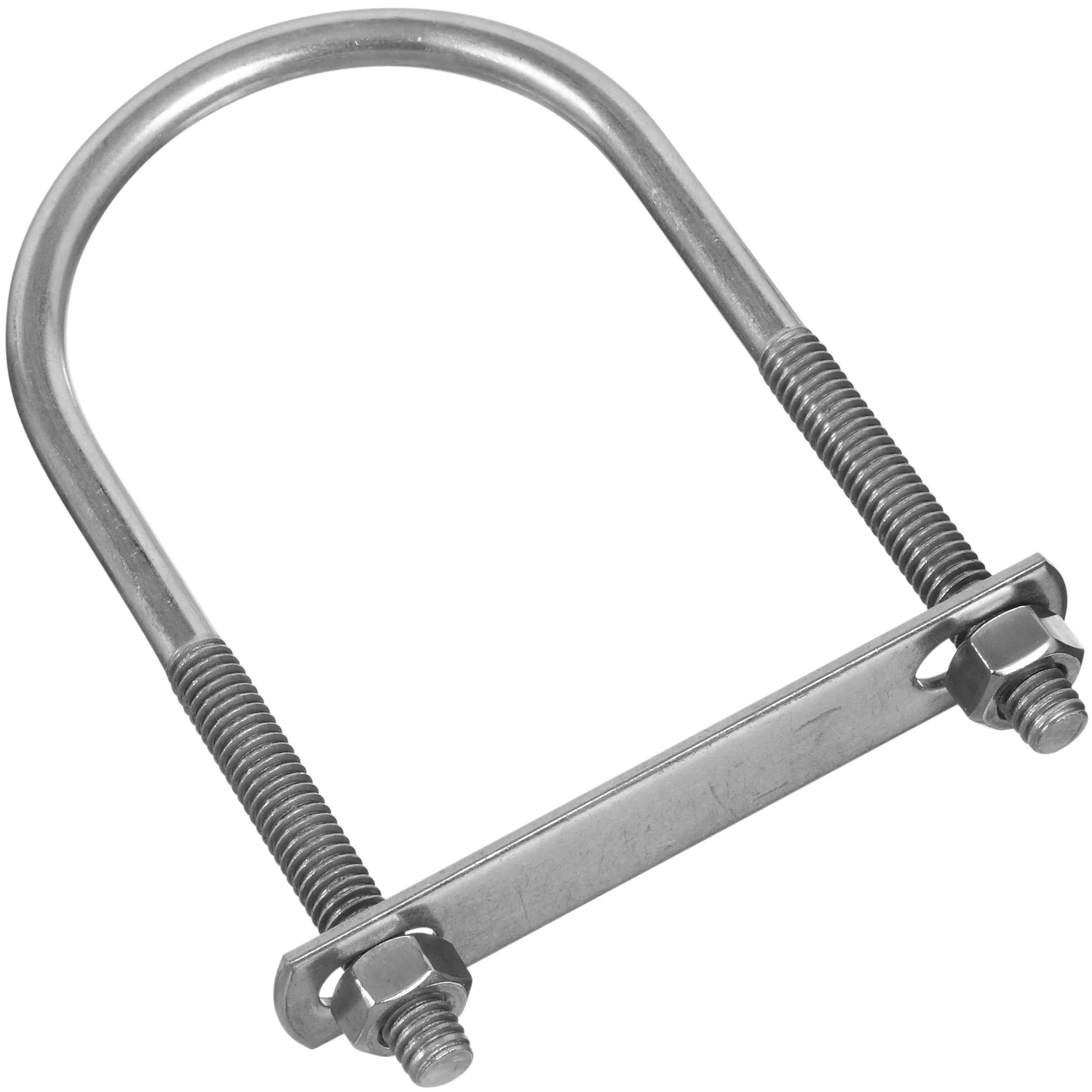 U-Bolt, Stainless Steel, 5/16 x 2-1/2 x 5 In.