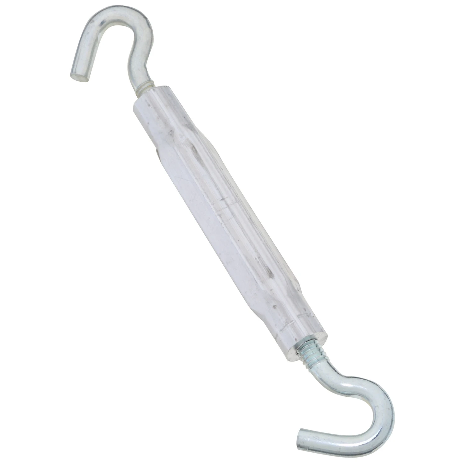 Turnbuckle, Hook/Hook, Aluminum & Zinc, 7/32 x 6-1/2 In.