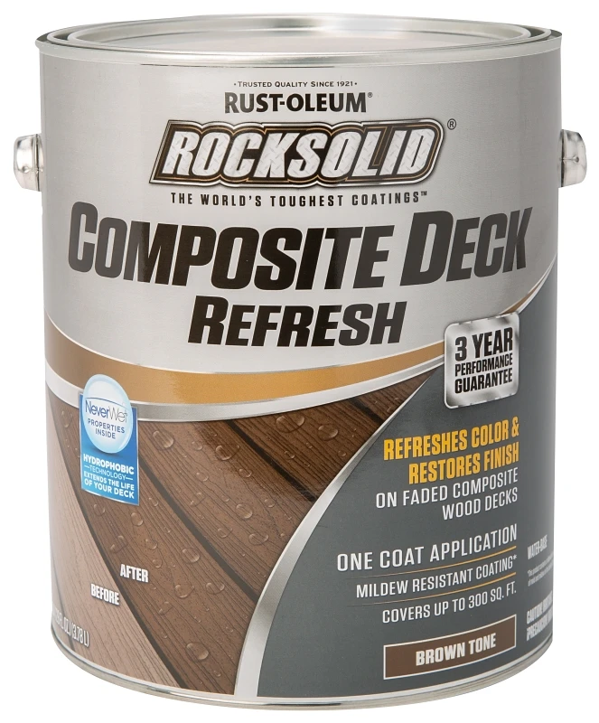 RockSolid Composite Deck Refresh, Brown, 1-Gallon