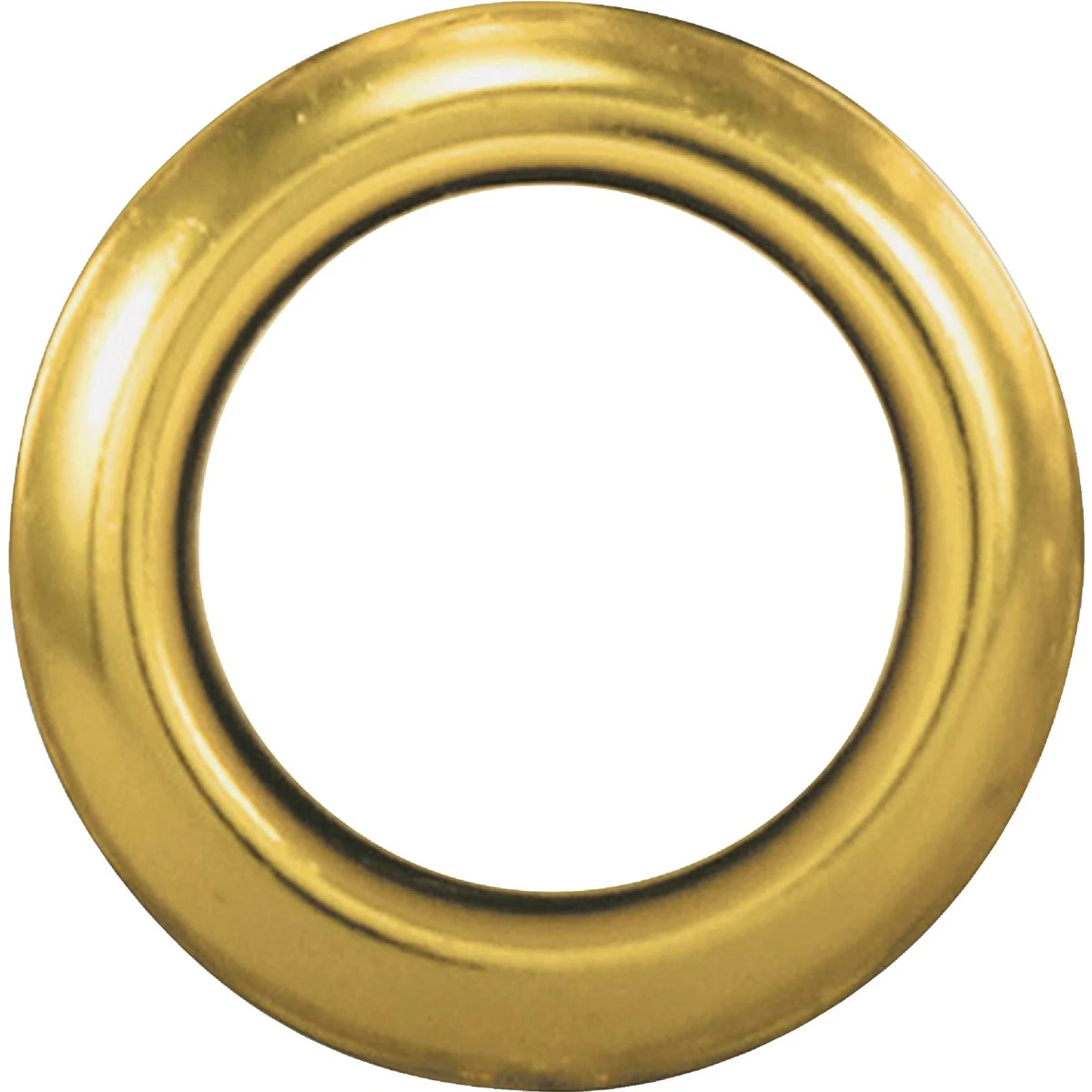 Wired Doorbell Push Button, LED Light, Round, Gold Rim, Pearl Center