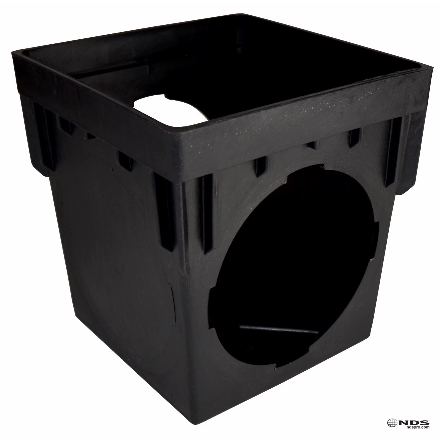 Double Outlet Catch Basin, 9 x 9 In.