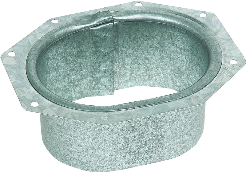 Gutter Drop Outlet, Galvanized, 2 x 3 In.