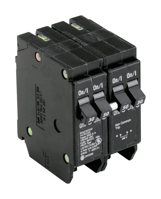 Circuit Breaker, Double Pole, 30 & 50-Amp