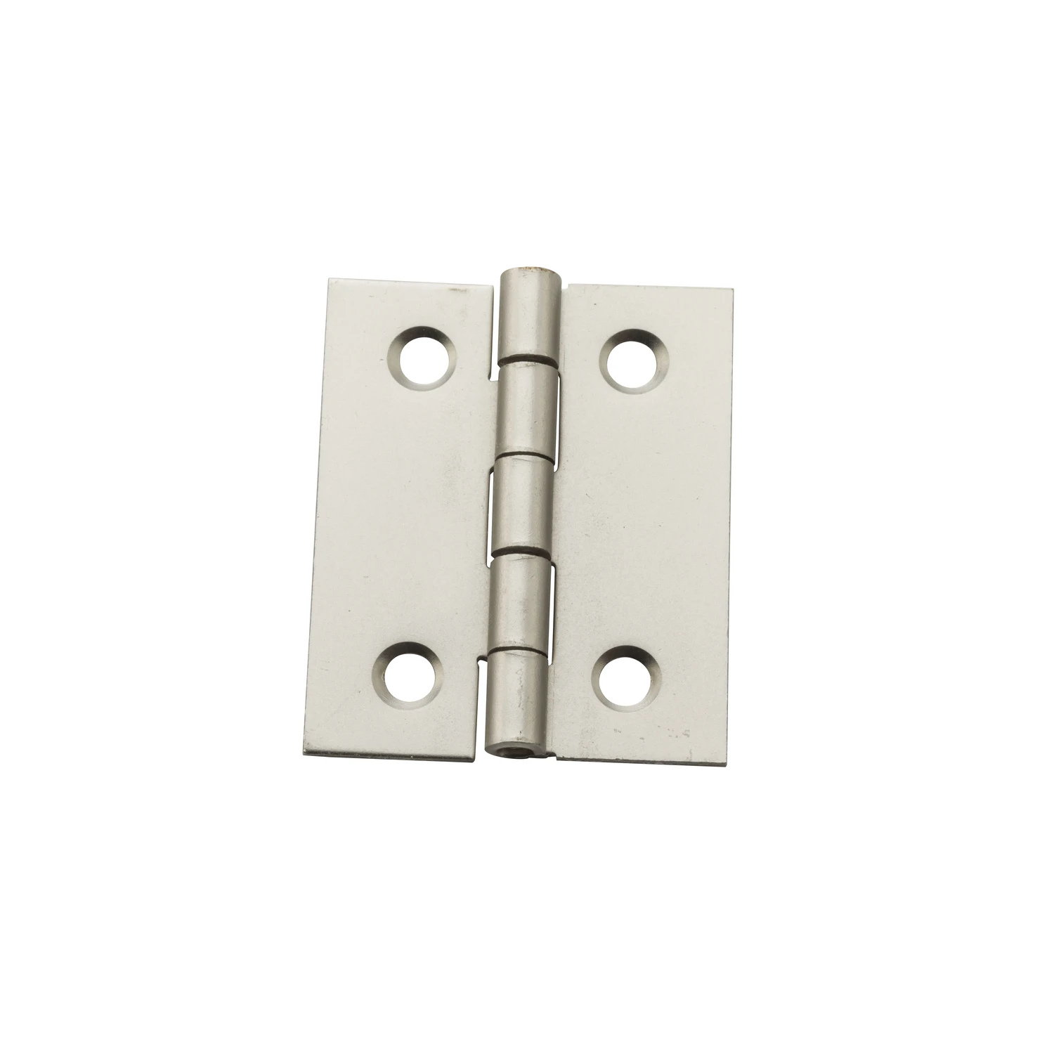 Broad Hinge, Nickel, 1-1/2 x 1-1/4 In., 2-Pk.