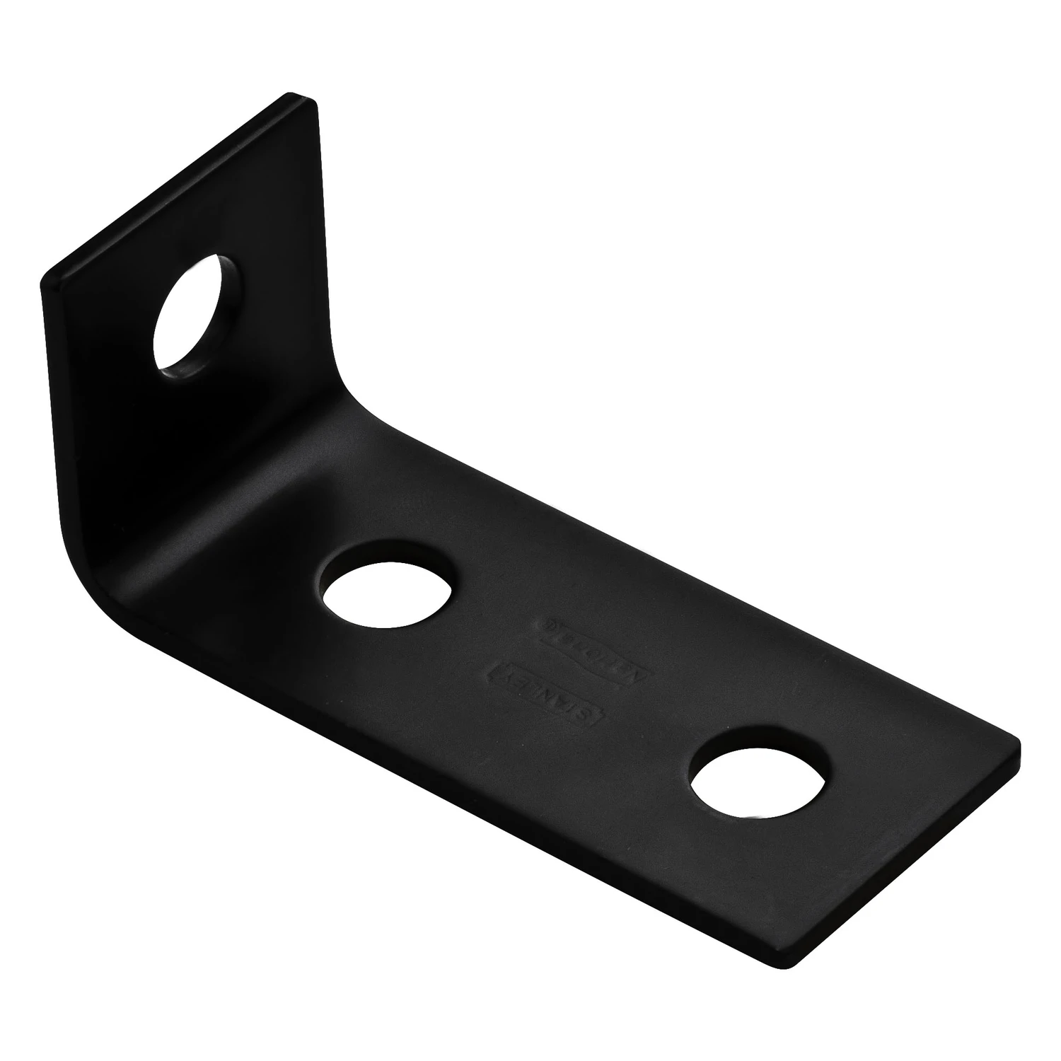 Corner Brace, Black Steel, 3-1/2 In.