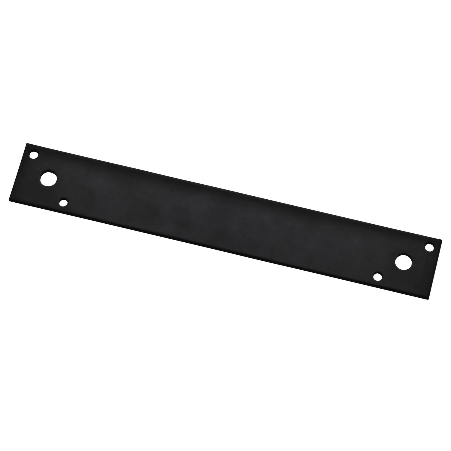 Strap Brace Mending Plate, Black Steel, 10 In.