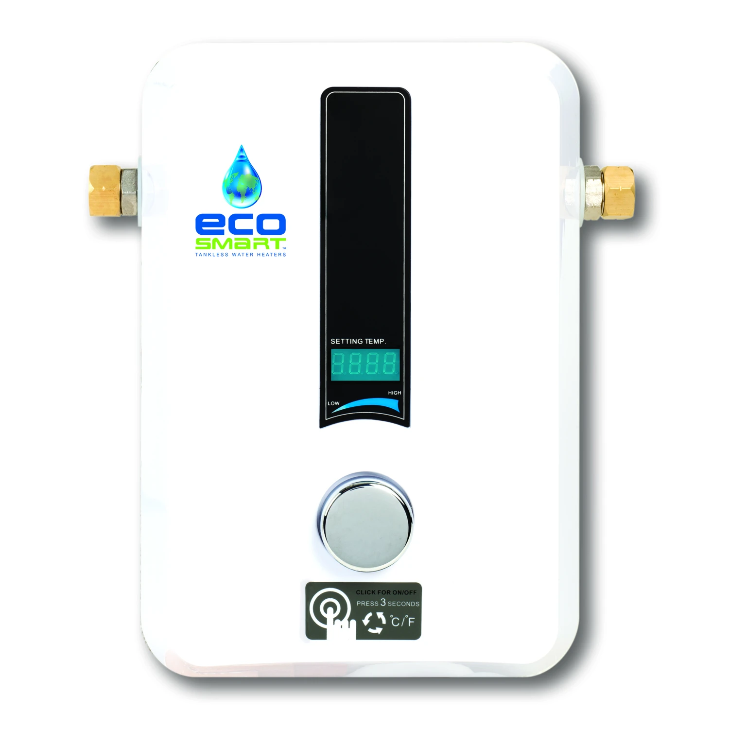 Tankless Water Heater, Electric, 8-kW
