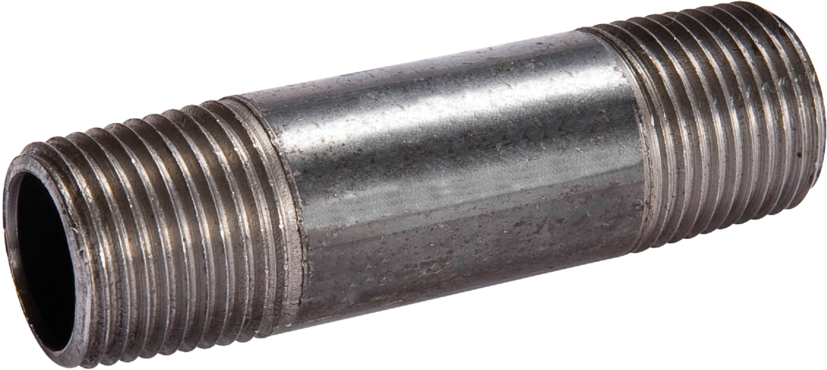 Black Pipe Nipple, 1 x 2-1/2 In.