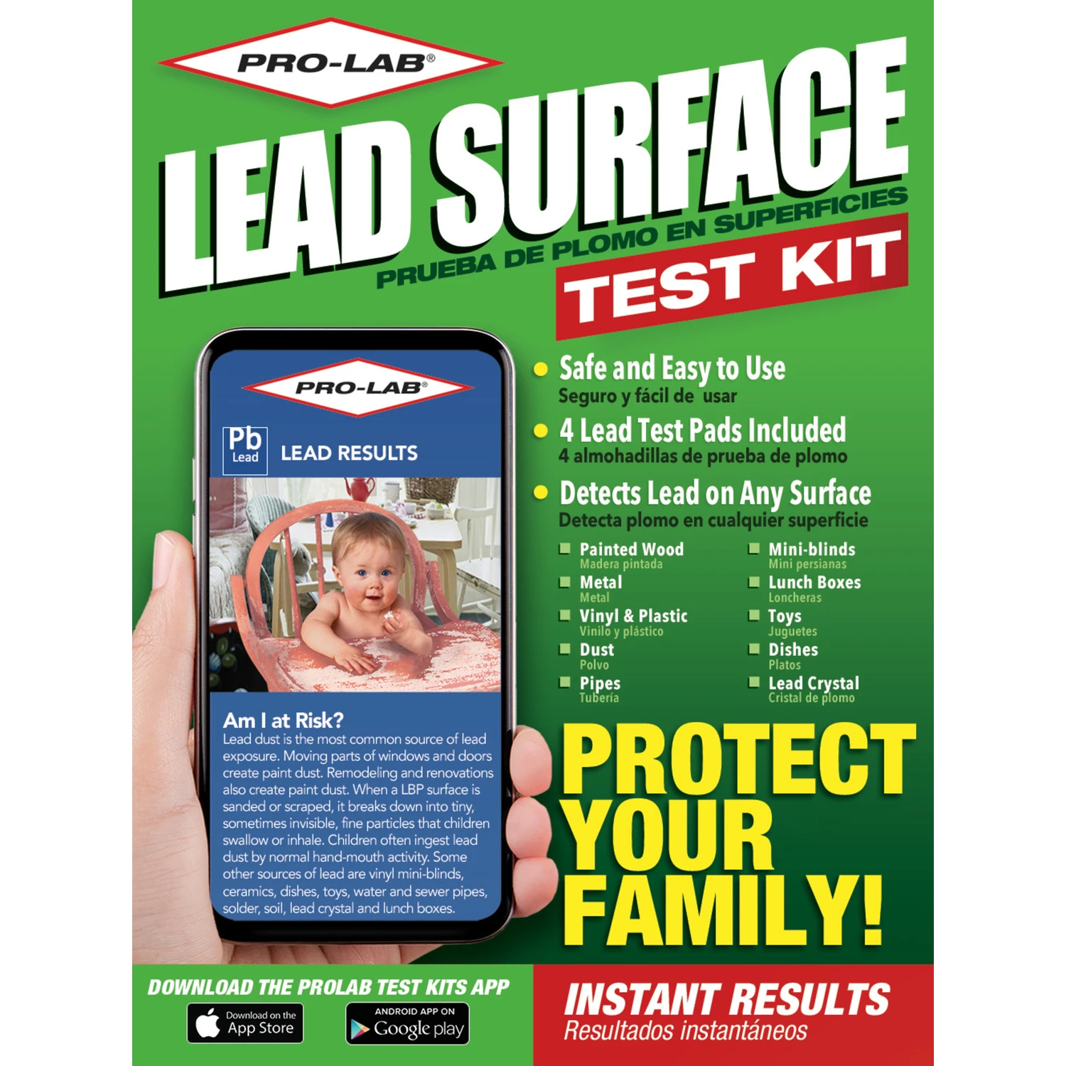 Professional Surface Lead Test Kit