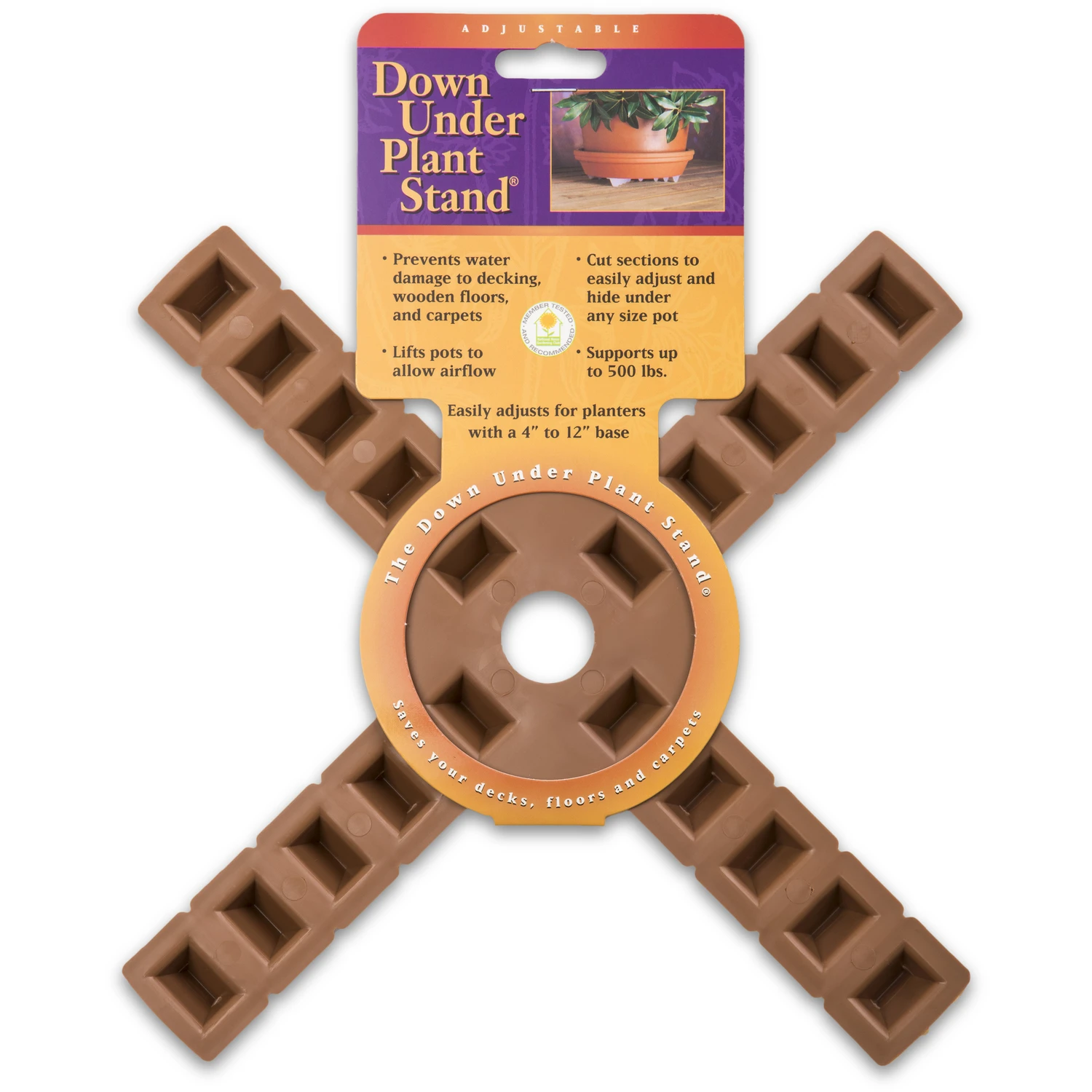 Down Under Plant Stand, Terra Cotta, 12-In.