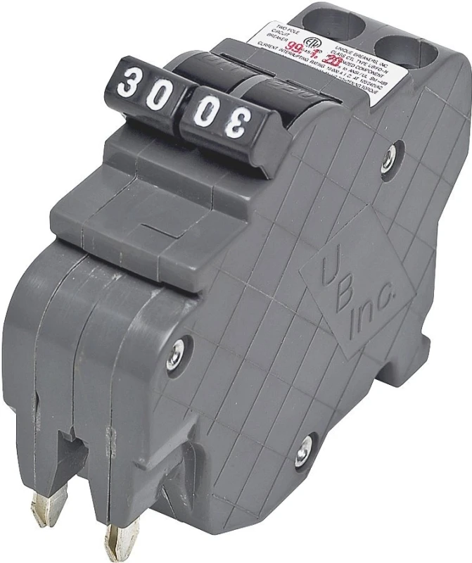 Circuit Breaker Replacement, 30A/240V Double Pole Suitable