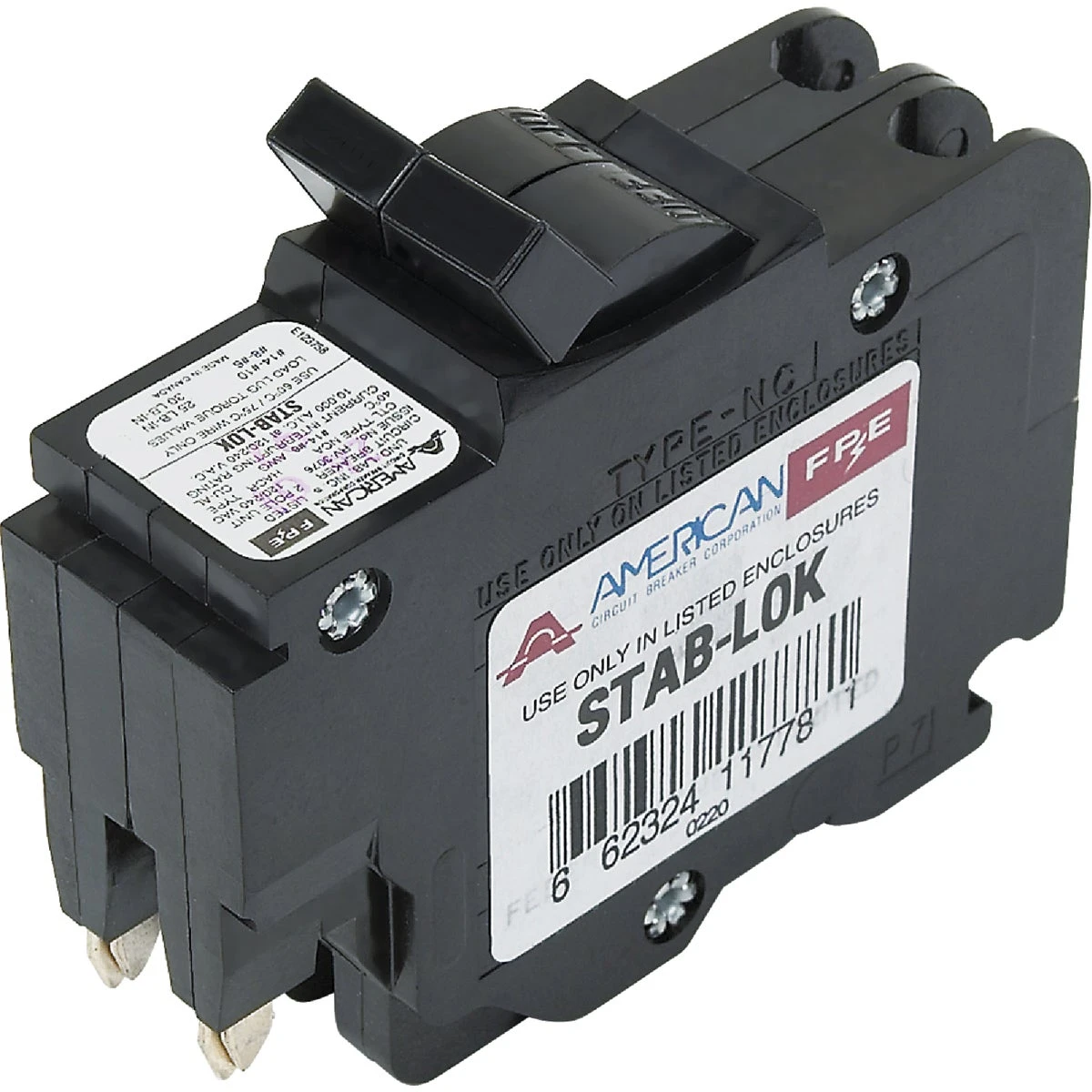 Circuit Breaker Replacement, 20A/240V Double Pole Suitable