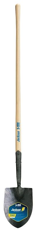 Pony Round-Point Irrigating Shovel, 7 x 9-1/2 In., 47 In. Handle