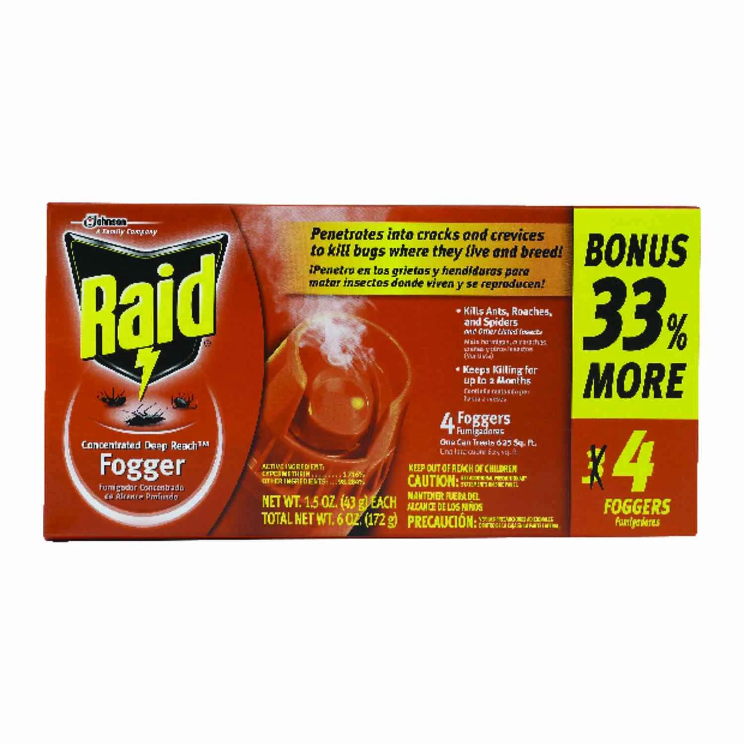 Concentrated Insect Foggers, 1.5 oz., 4-Pk.