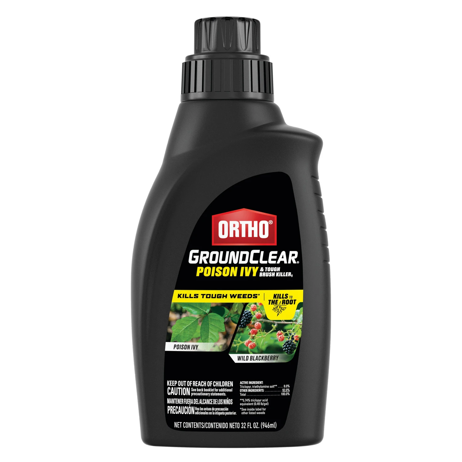 GroundClear Poison Ivy Tough Brush Killer, 32 oz. Concentrate