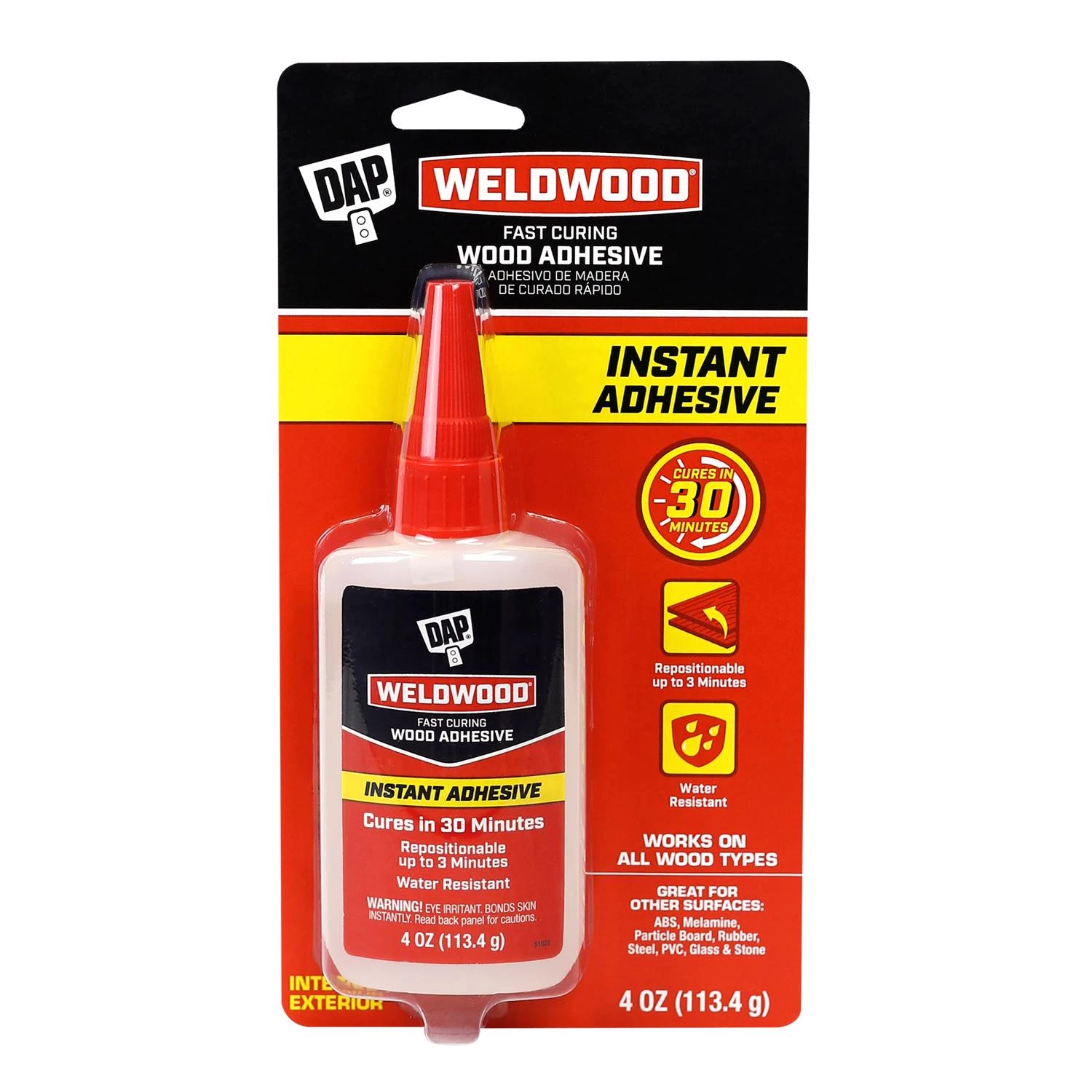 Weldwood Instant Wood Adhesive, 4-oz.